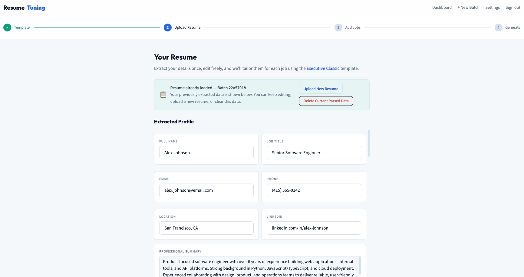 Add Job Descriptions